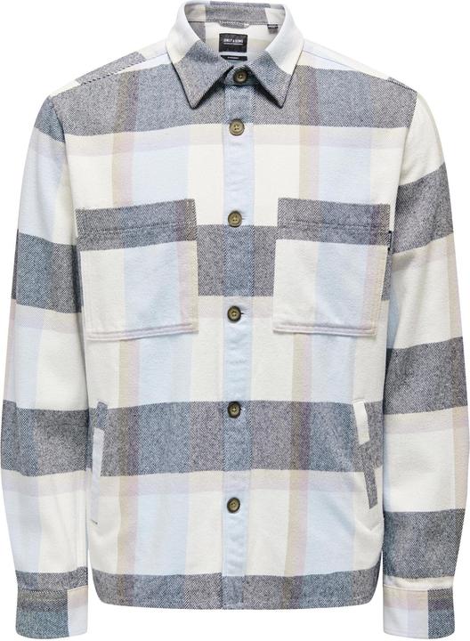 Only & Sons Onsquin Ovr Check Ctn Ls Shirt Bp
