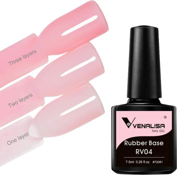 Produktbild Venalisa Rubber Base Coat UV/LED (Rosa, Base Coat)