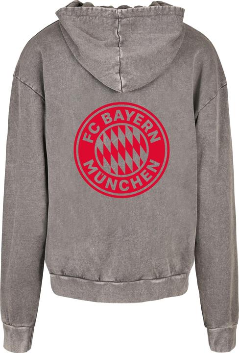 Immagine prodotto FC Bayern München Felpa con cappuccio oversize lavata con acido rossa di Mia San Mia - 131341 (M)