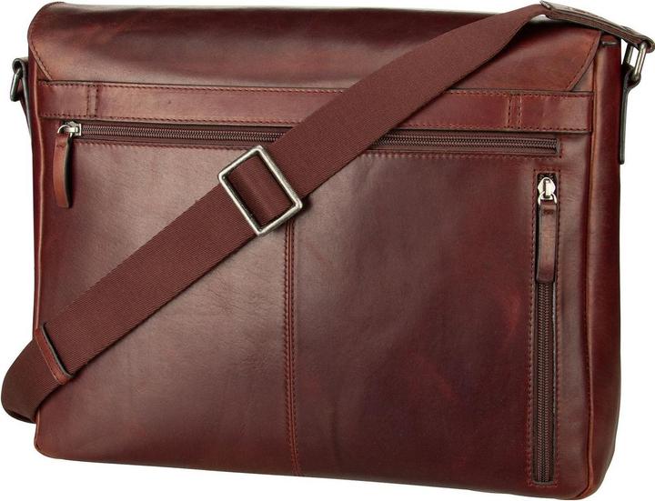 Actual product image Jost Lund briefcases messenger leather 41.5 cm laptop compartment (17.72")