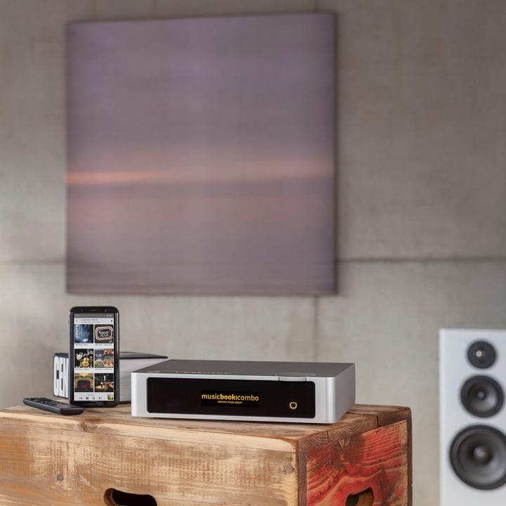 Produktbild Lindemann Musicbook Combo (Network Audio Player, DA Wandler, Kopfhörerverstärker, Bluetooth Empfänger, Master-Taktgenerator)
