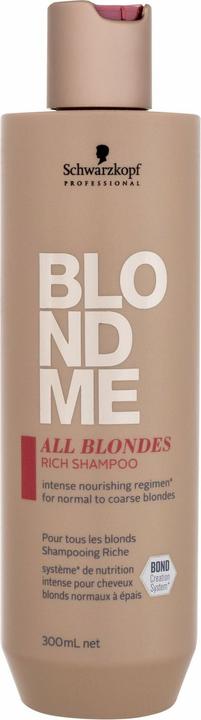 Schwarzkopf Professional Blondme - All Blondes Rich Shampoo (300 ml, Flüssiges Shampoo)