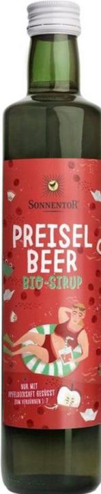 Actual product image Sonnentor Cranberry syrup BIO Fl 500 ml (1 x 50 cl)