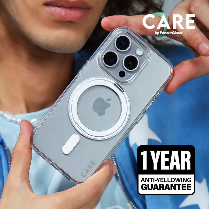 Produktbild PanzerGlass CARE Feature Case Kickstand & MagSafe iPhone '24 6.7" black (Apple iPhone 16 Plus)