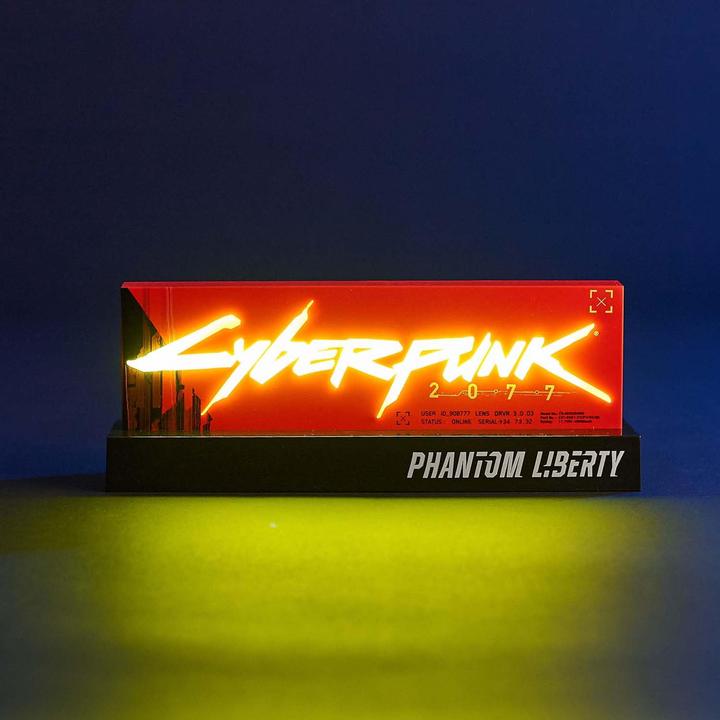 Image du produit Neamedia Cyberpunk Edgerunner lampe LED Phantom Edition 22 cm