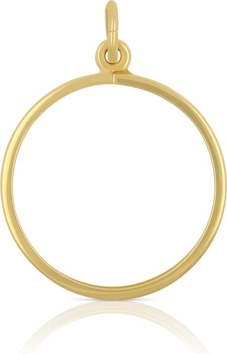 Muau Münzfassung (Weissgold, Gelbgold, Rotgold oder Silber)
