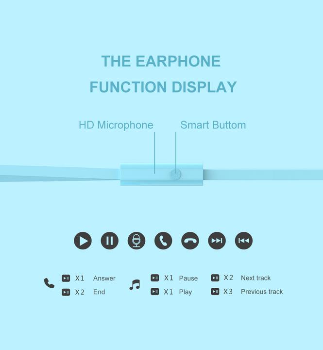 Produktbild Swissten Earbuds RAINBOW YS-D2 (ECO PACK) (Kabelgebunden)