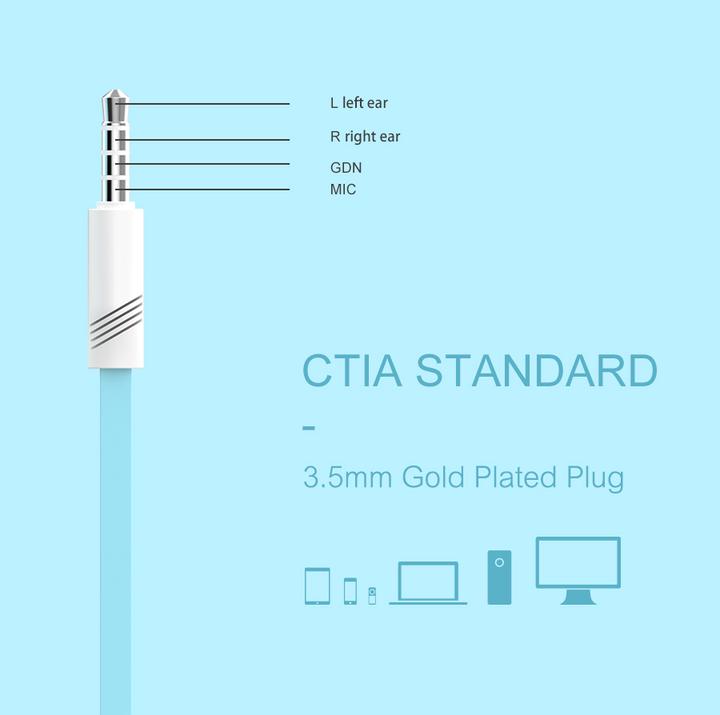 Produktbild Swissten Earbuds RAINBOW YS-D2 (ECO PACK) (Kabelgebunden)