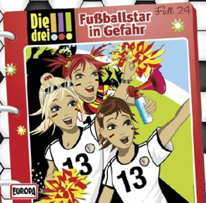 Produktbild Die drei!!! Band 24 - Fussballstar in Gefahr (Merete Brettschneider, Mia Diekow, Sonja Stein, Deutsch)