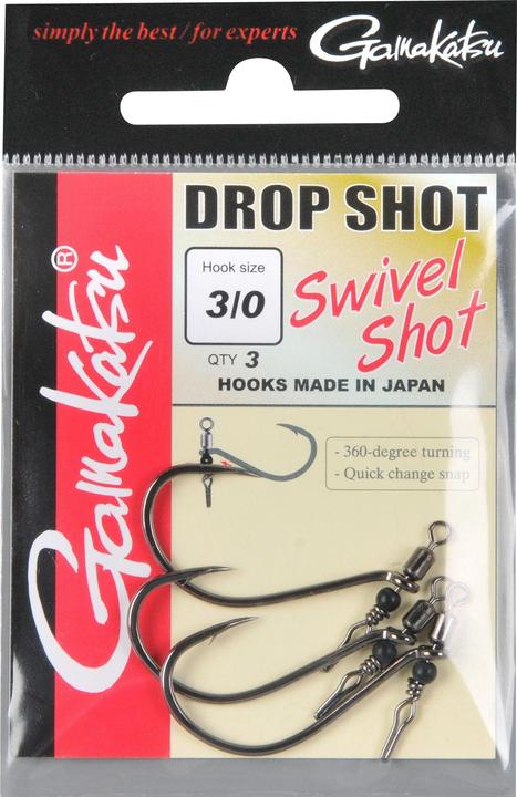 Gamakatsu haken swivel shot (x3)