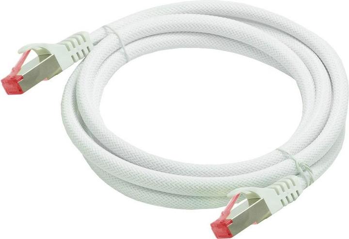 Produktbild Python Series Patchkabel mit Rastnasenschutz (RNS) und Nylongeflecht (S/FTP, CAT6, 5 m)