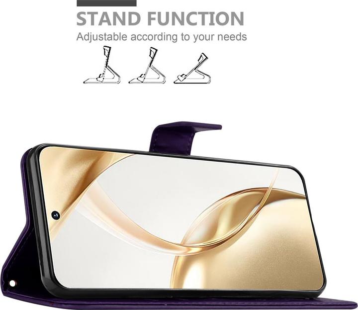 Produktbild Cadorabo Hülle für Honor 200 mit Blumen Muster (Honor 200 Pro)