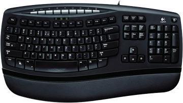 Produktbild Logitech Comfort Wave 450 Tastatur Kabling Dansk (Eng. Int., Kabelgebunden)