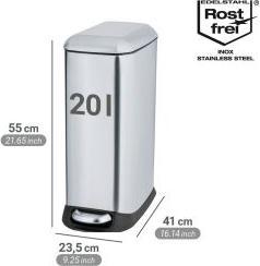 Immagine prodotto Wenko Design del cestino a pedale Easy-Close (20 l)