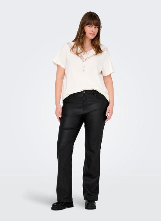 Actual product image Only Skinny Fit Mid Waist Leg with Flare Curve Trousers Trousers (W42/L32)