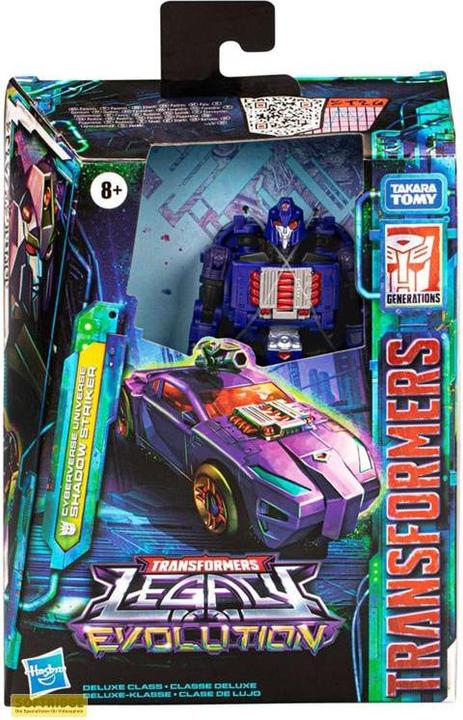 Image du produit Hasbro Transformers Generations Legacy Evolution Deluxe Class figurine Cyberverse Universe Shadow Striker 1
