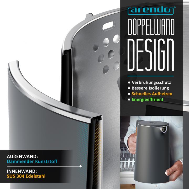 Actual product image Arendo Kettle (1.50 l)