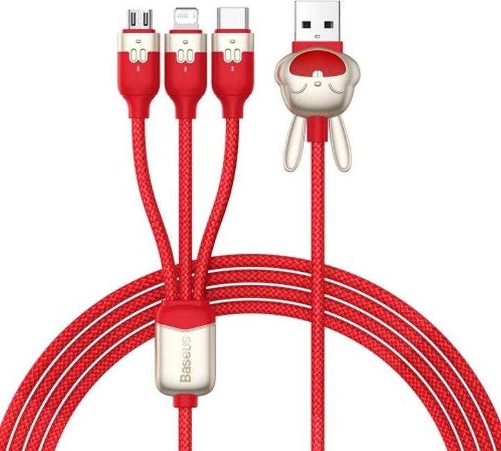 Baseus Cavo della serie Zodiaco cinese, 1,2 m - Rosso (1.20 m)