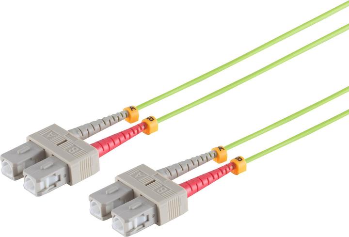 Shiverpeaks S/CONN câble de raccordement à connectivité maximale en fibre optique duplex SC/SC 50/125µ, OM5 (S/UTP, CAT7, 5 m)