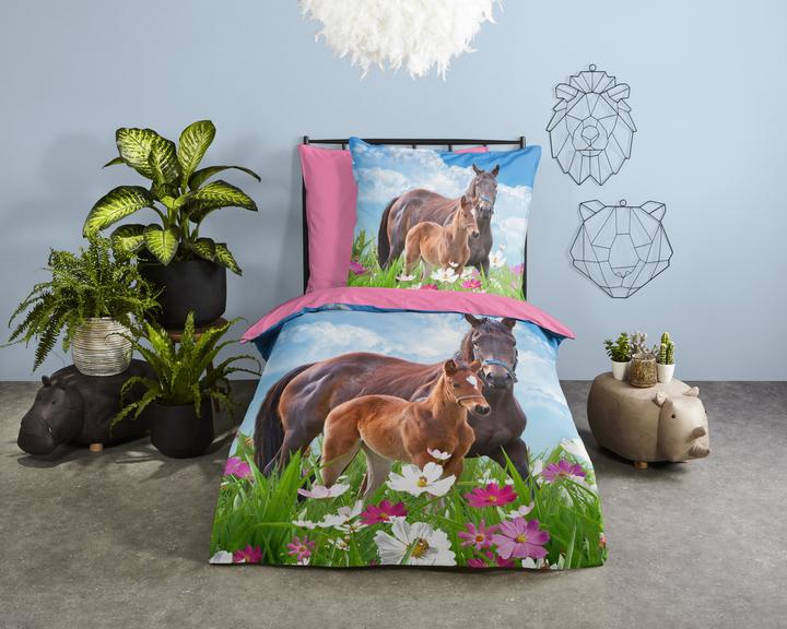 Image du produit Good Morning Dora (Set de linge de lit, 135 x 200 cm, 80 x 80 cm)