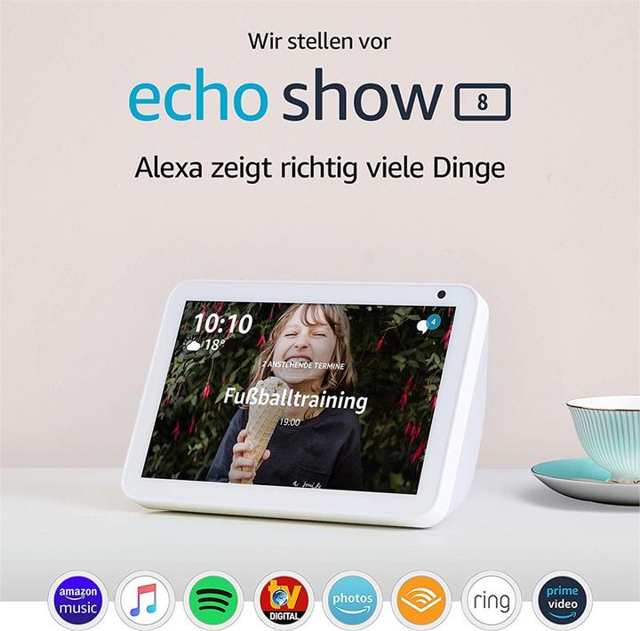 Actual product image Amazon Echo Show 8 (Amazon Alexa)