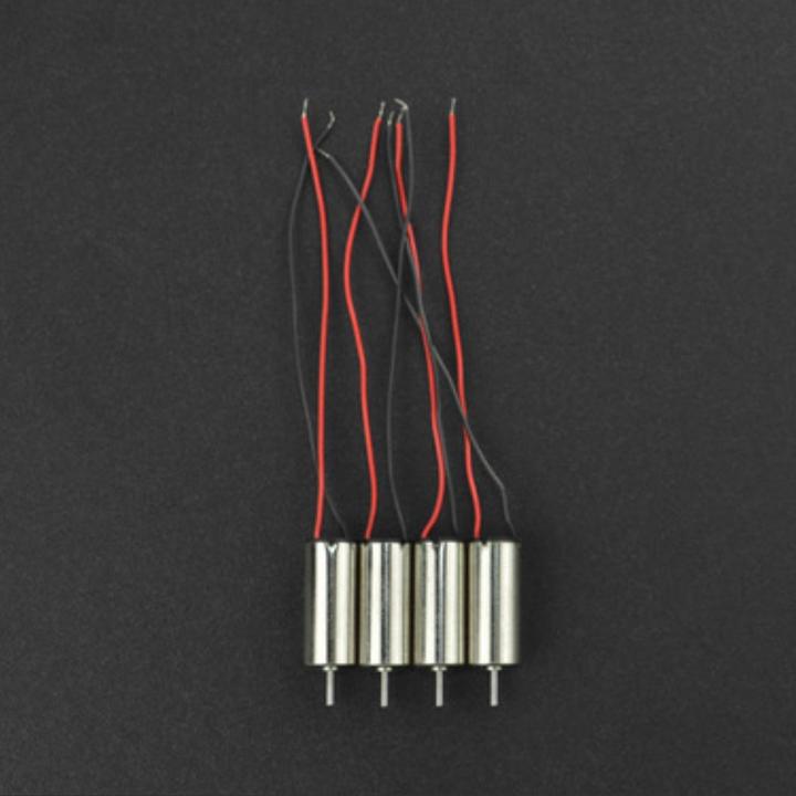 Actual product image DFRobot 6x14mm Coreless Micro Motor 4pcs.