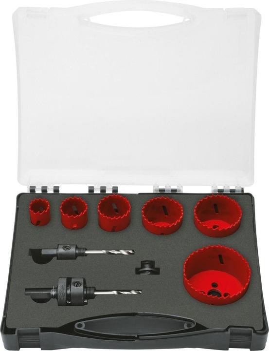 Image du produit Exact Jeu de scies cloche 9 pièces 70604 1 (22 mm, 29 mm, 35 mm, 44 mm, 68 mm, 51 mm)