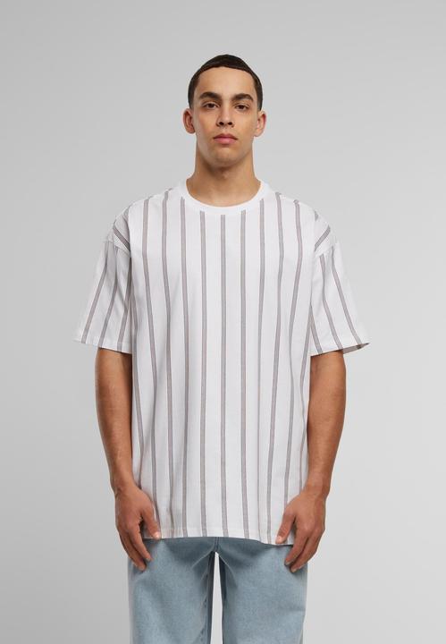 Actual product image Urban Classics Heavy Oversized AOP Stripe Tee (L)