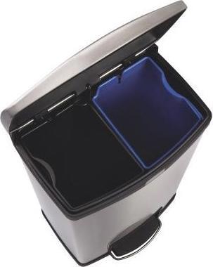 Produktbild Rubbermaid Edelstahl-Tretabfallsammler (30 l)