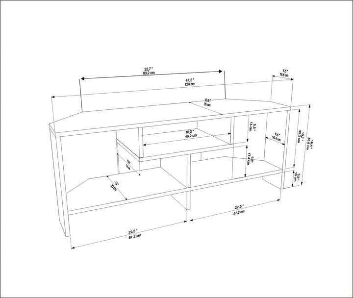 Actual product image Hanah Home Maldiv TV Stand