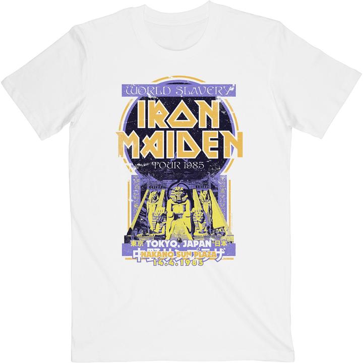 Music Brand Erwachsene Powerslave Japan Flyer T-shirt