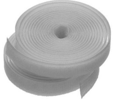 Produktbild Brewis Selbstklebendes Klettband weiss 16mmx2m 2m (16 mm)