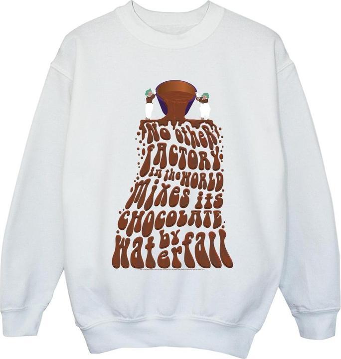Willy Wonka & the Chocolate Factory Chocolate Waterfall Sweatshirt Mädchen