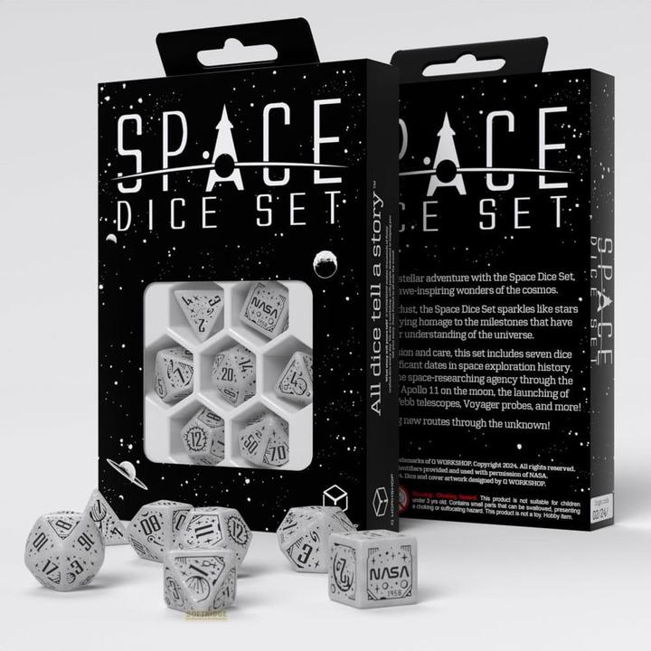 Image du produit Q Workshop Space Dice Set : Apollo