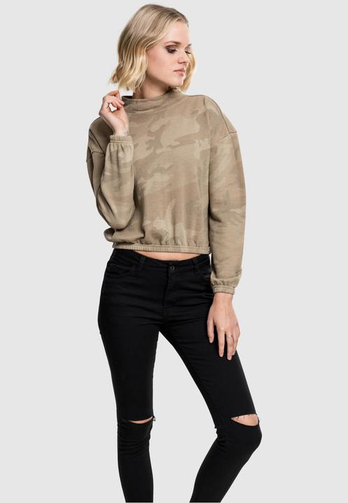 Actual product image Urban Classics Ladies Camo Turtleneck Crew (S)