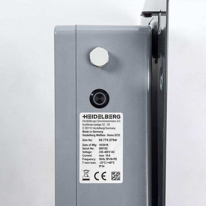 Immagine prodotto Heidelberg Home Eco Europa 5m (Tipo 2, 11 kW, 16 A, Cablato fisso)