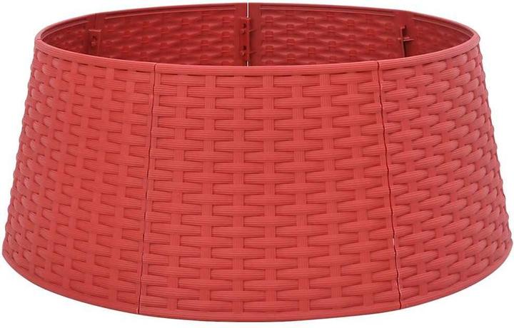 VidaXL Christmas tree skirt Christmas tree skirt Christmas tree skirt tree skirt red plastic (1 -part)
