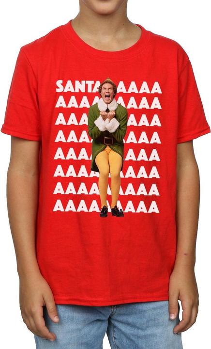 Elf Buddy Santa Scream TShirt Jungen