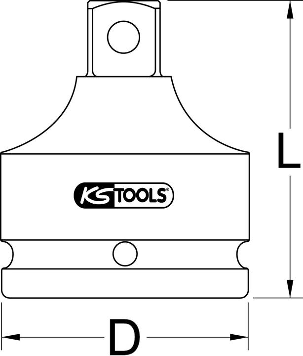 Produktbild KS Tools 1/2" Kraft-Bit-Stecknuss (6 mm)