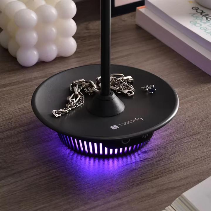 Produktbild Techly Kabellose LED-Lampe mit RGB-Sockel Touch Dimmbar (130 lm)