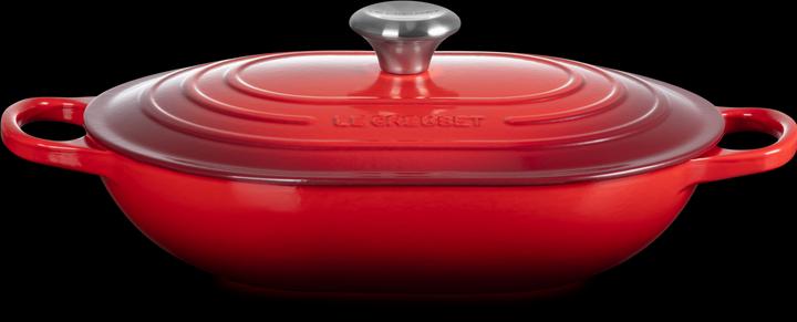 Actual product image Le Creuset Oblong Signature 31cm, oval (31 cm, Casserole + Stewpot, Cast iron)