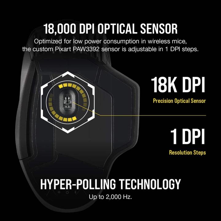 Immagine prodotto Corsair Dark Core Pro SE (Senza fili)