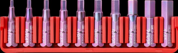 PB Swiss Tools Bitset PB C6.711 CN (Innensechskant HX 1/16; HX 5/64; HX 3/32; HX 7/64; HX 1/8, HX 9/64; HX 5/35; HX 3/16; HX 7/32; HX1/4)