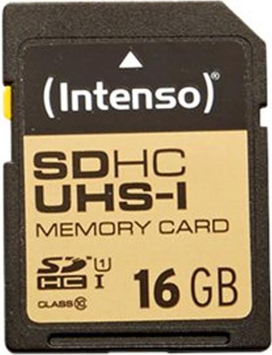 Produktbild Intenso SDHC Card 16GB Class 10 UHS-I Premium (16 GB, SDHC, U1, UHS-I)