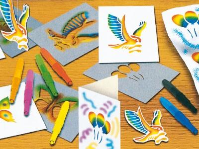 Produktbild Malinos Blopens Airbrush-Stifte Rainbow (Mehrfarbig, 10 x)