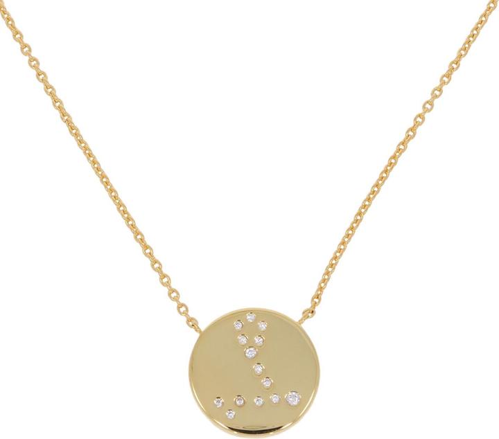 Sif Jakobs Collier Zodiaco Fische vergoldet (925 Sterling Silber, 42 - 48 cm)