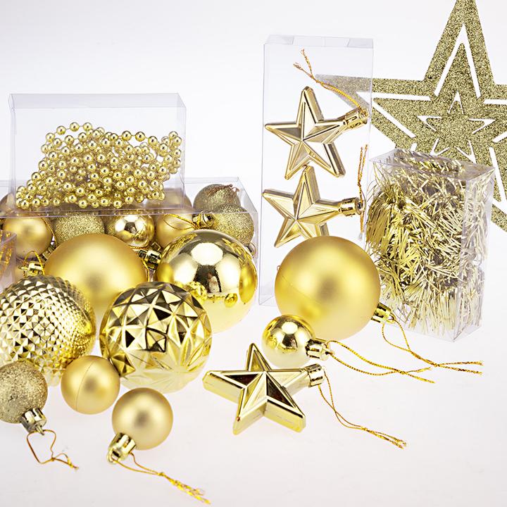 Produktbild Deuba Weihnachtsbaumkugeln (66 -teilig)
