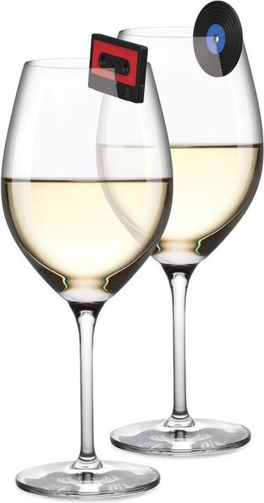 Winkee Marchi per bevande - Cassetta+Vinile - Set da 6 (vetro Marcatore)