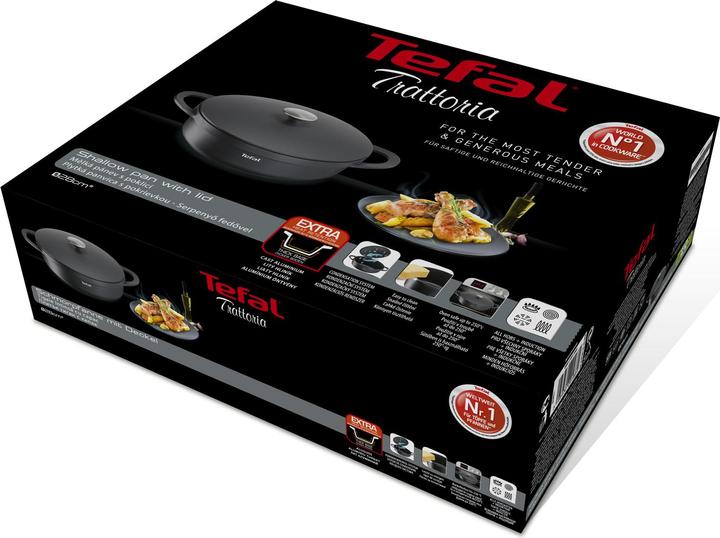 Image du produit Tefal Trattoria (28 cm, Poêle à frire, Acier au carbone)