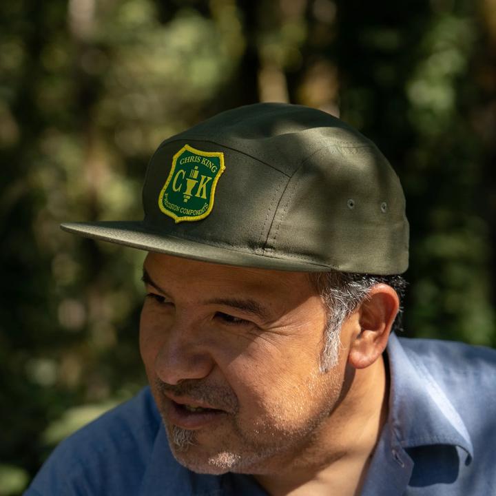 Actual product image Chris King Camp Hat Cap, Trail Badge, green, one size (One size)